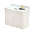 thumbnail image 4 of 1:12 Mini fregadero decoración multiusos con armarios simulación muebles en miniatura regalos para accesorios de fotografía baño Baoblaze Gabinete de casa de muñecas, 4 of 7