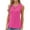 Hot Pink, variant on GERsome Tank Top for Women Loose Fit Sleeveless V Neck Camisole Tops Dressy Casual Eyelet Summer Flowy Shirts Blouse