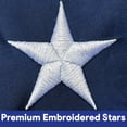 thumbnail image 2 of American Flag 3x5 Ft Heavy Duty 210D Nylon American Flags for Outside Tearproof Fade Resistant Durable Outdoor USA Flag with Embroidered Stars Sewn Stripes Home Garden Yard Decorations, 2 of 7
