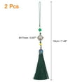 thumbnail image 2 of Uxcell 2Pack 19cm/7.48" Pendants with Tassels, Blue Classic Bells Tassel Pendant, 2 of 4
