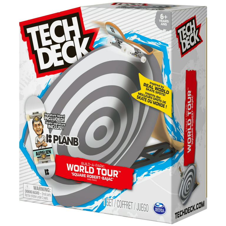Rampe + skateboard Tech Deck Build-a-park World Tour Square Robert-Bajac -  Cdiscount Jeux - Jouets