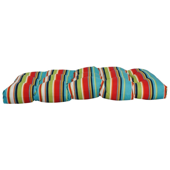42-inch by 19-inch U-Shaped Patterned Spun Polyester Tufted Settee/Bench Cushion 93180-LS-JO17-28