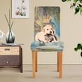 thumbnail image 6 of BZSMCE Chairs Slipcovers Dining Chair Covers The Tower and Bridge Art Painting Creative Pattern, 6 of 7