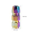 thumbnail image 2 of KALLORY 2Pcs Flat Mouth Grease Gun Nozzle Adapter with Leak Proof Coupler for Car Maintenance, 2 of 6