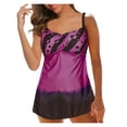 thumbnail image 2 of Women‘s Tankini Large Bikini Set Digital Print Suspender Beach Split Swimsuit, 2 of 6