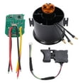thumbnail image 2 of 12 Blades Ducted Fan, Ducted Fan 1800KV 70mm Multifunctional  for Computer Cooling, 2 of 7