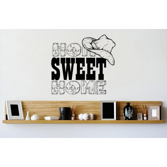 Sweet Cow Hat Zoo Africa Zebra Lion Safari Jungle Endangered Species Tiger Wilderness Holiday Gift Ideas Girl Boy Bedroom Wall Decal Sticker - Size: 14 Inch x 14 Inch