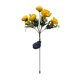 thumbnail image 2 of Luces solares para jardín con forma de camelia, 7 capullos realistas, luces LED de color blanco cálido, estacas metálicas impermeables, ideales para terrazas y jardines, lámpara de pie de plástico., 2 of 6