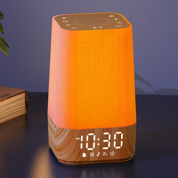 Máquina de sonido Sunrise Alarm Clock Wkzay con 30 sonidos para dormir