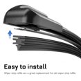thumbnail image 3 of Topbathy 10Pcs Flexible Rubber Refill ps for Car Frameless Windshield Wiper Blades, 3 of 6
