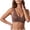 Brown, variant on Women Sports Bras Wireless Adjustable Strap Push up Molded Bralette Breathable Tshirt Bra Comfy Yoga Underwear