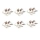 thumbnail image 1 of 6 uds hojas de otoño servilleteros bautizo Metal regalos de boda fiesta B Afortunado Sencillez, 1 of 5