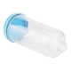 thumbnail image 3 of Jaula de plástico para mascotas de 900 ml, alimentador de agua colgante especial, suministros para botellas para perros pequeños y gatos, color azul, 3 of 8