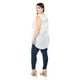 thumbnail image 3 of Blusa con detalle tipo cut out Roman Fashion /Tallas Extras, 205 (Blanco) blanco 42, 3 of 6