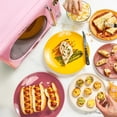 thumbnail image 3 of Horno microondas Nostalgia Retro 0.7 Cu Ft 700 W rosa, 3 of 5