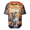 thumbnail image 2 of Mummy Bulldog Happy Halloween with Pumpkins Bats Spooky Fun All Over Print 3D Baseball Shirt Dog Lover Gifts Idea Softball Sport - 00019, 2 of 6