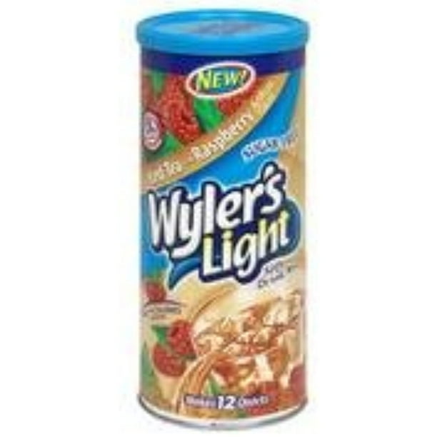 Wylers Light Soft Drink Mix Iced Tea With Raspberry