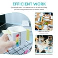 thumbnail image 3 of Note Dispenser Plastic Sticky Note Holder Desktop Sticky Note Pad Holder White Sticky Note Container Office Supplies for Office Home Classroom Desk, 3 of 5