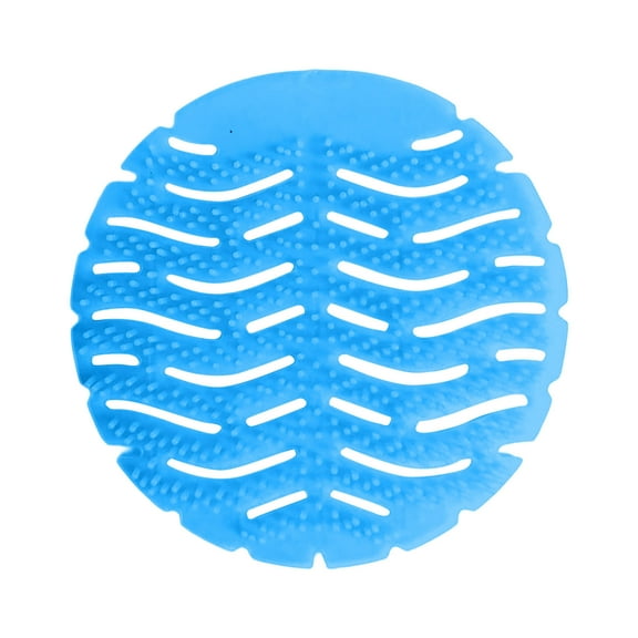 Urinal Screen Deodorizer, 3D Wave Anti-Splash Urinal Cakes Guards Odor Protection Mats, for Men'S Toilets In Bathroom Office Hotels (Blue) 10Pc