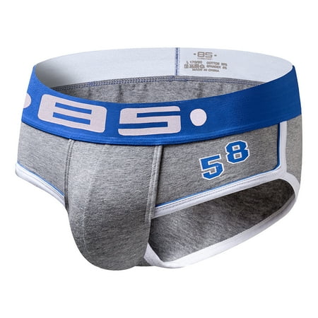 

QIIBURR Mens Briefs Underwear Mens Breathable And Comfortable Pure Cotton Briefs
