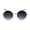 Silver Smoke, variant on Dopy Hippie Color Lens Round Circle Lens Metal Rim Sunglasses Gold Brown