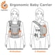 thumbnail image 5 of Portabebés Ergobaby 360 para todas las posiciones con soporte lumbar, 5 of 7