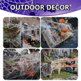 thumbnail image 4 of Richgv Halloween Spider Webs Decoration 1000 sqft with 100 Fake Spiders, Super Stretch Cobwebs for Halloween Party Indoor Outdoor, 4 of 4
