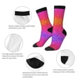 thumbnail image 6 of Goofa Holiday Shiny Printed Men's Crew Socks, Soft Durable Breathable Moisture-Wicking with Odor Control Cotton socks, 6 of 9