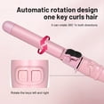 thumbnail image 4 of FOLYX Classic Rotating Curling Iron,Automatic Roating Hair Curler,Negative ion Curler,1.1inches(About 28mm) Curling Iron for Long Hair,Beach Waves Hair Curler,Double Voltage,Pink, 4 of 7