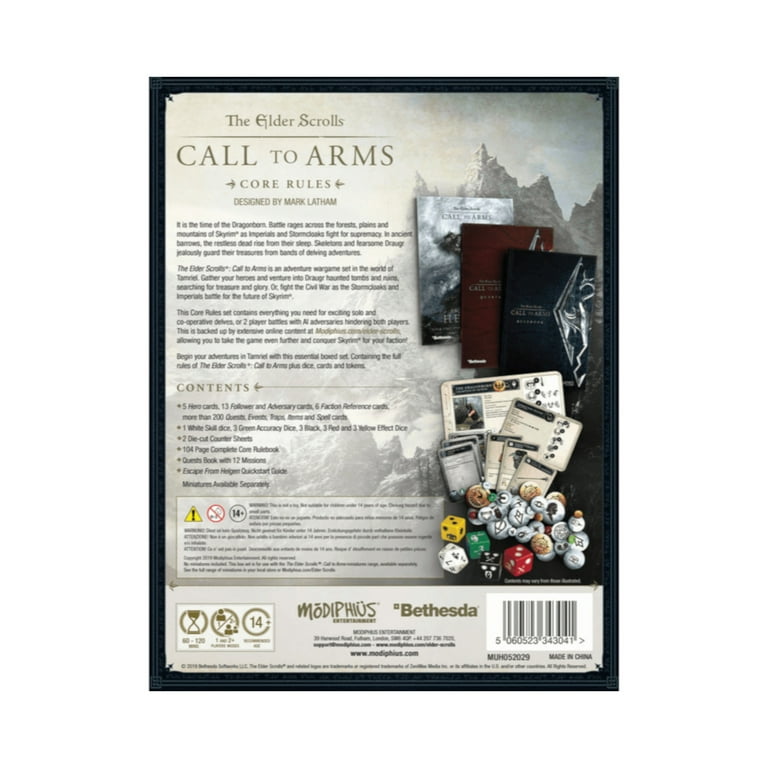 The Elder Scrolls: Call to Arms - Miniatures Range, Modiphius  Entertainment