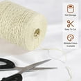 thumbnail image 2 of Uxcell Raffia Yarn for Crochet, 328 Yards 1.5mm Raffia Paper Ribbon Round String for DIY Crafts[Cream White], 2 of 6