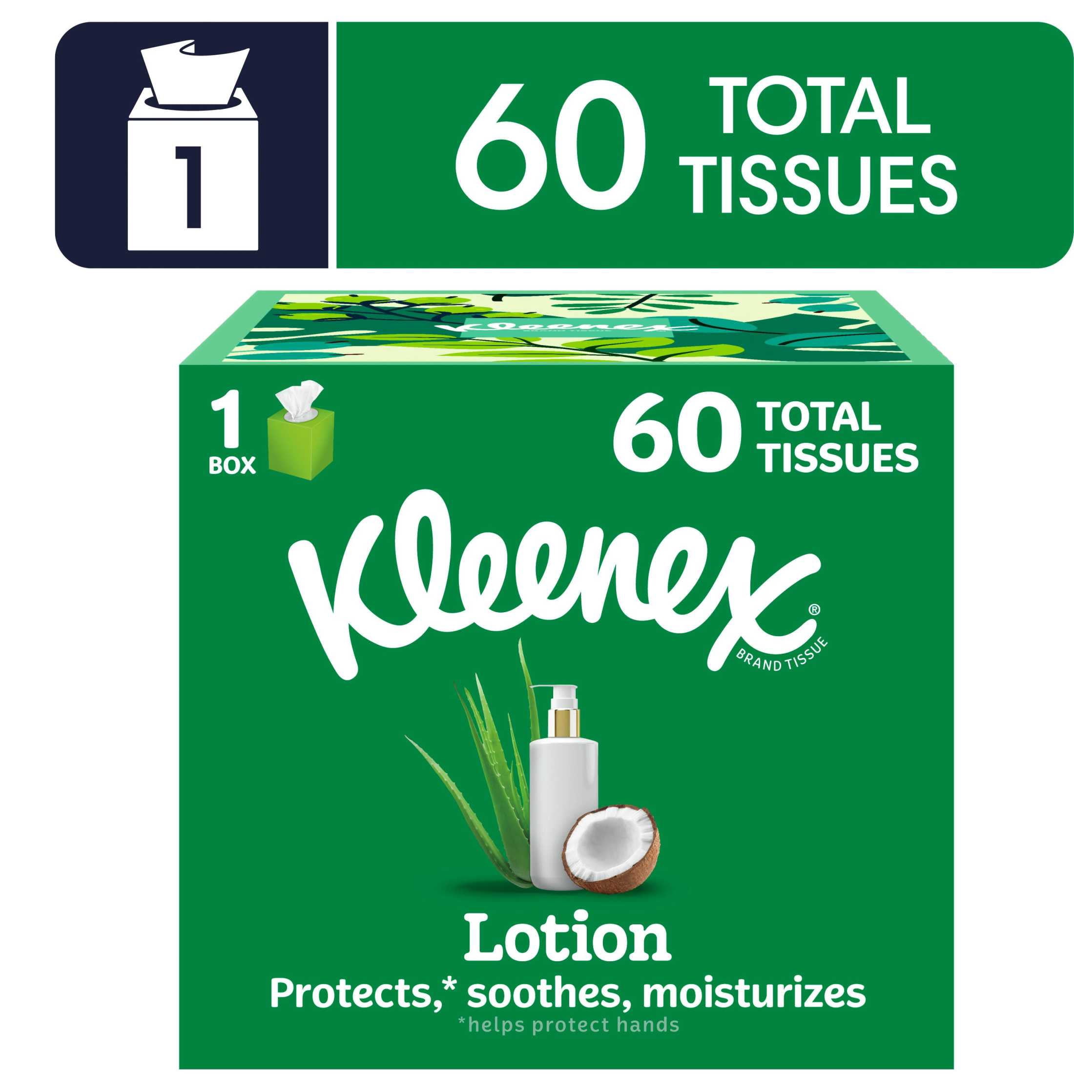 ボディ・フェイスケア Helo LX BOXSET Kleenex Lotion Facial Tissues with Coconut Oil, Aloe & Vitamin E