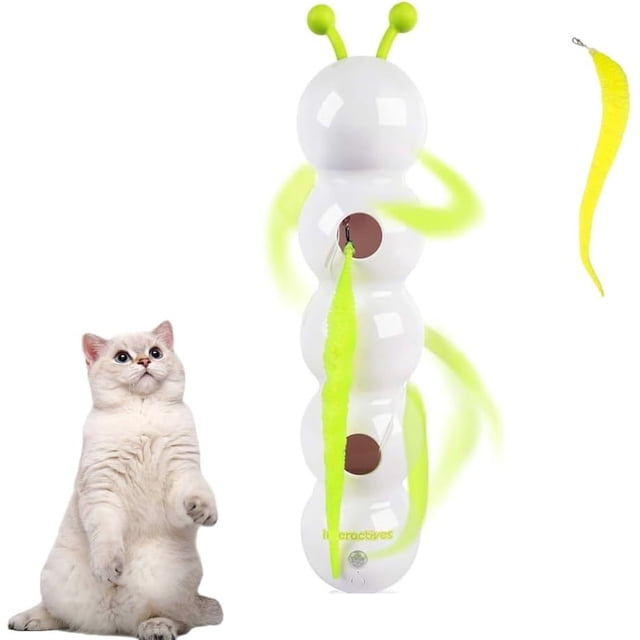 2026 new Smart Motion Cat, Interactive Caterpillar for Cats, Features Motion Sensing, Durability, Safe Materials, and Attention-Grabbing Properties,Suitable for Pet-Owning Families