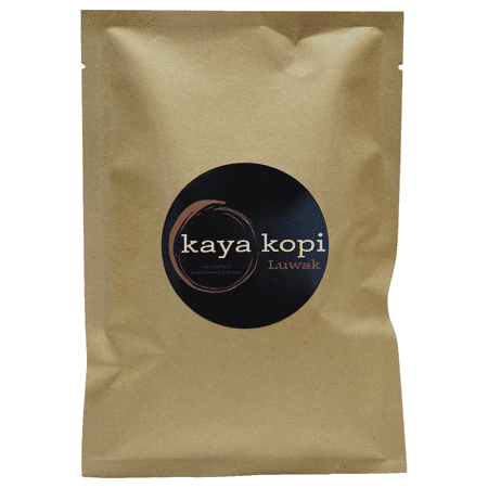 Premium Kaya Kopi Luwak From Indonesia Wild Palm Civets Arabica Dark Roast Coffee Beans (200