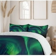 thumbnail image 6 of Ambesonne Green Blue Duvet Cover Set, Sky Nordic Camping, 2-Calking, Forest Green Yellow, 6 of 7