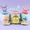 thumbnail image 4 of Conjunto de figuras Kawaii Mini Sanrio, Hello Kitty, Kuromi, dibujos animados, My Melody, Pom, Purin, Pvc, Anime, modelo para decoración de tartas, regalo, 4 of 4