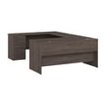 thumbnail image 1 of Bureau en U 65L Ridgeley de Bestar, érable gris moyen, 1 of 4