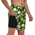 thumbnail image 2 of Fotbe Green Fruit Men’s Swim Trunks Quick Dry Swim Shorts Board Shorts with Mesh Lining-Large, 2 of 6