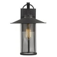 thumbnail image 3 of CHLOE Lighting ELIJAH Industrial-style 1 Light Textured Black Outdoor Wall Sconce 14" Tall, 3 of 4