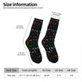 thumbnail image 5 of Colorful Glasses Stockings Hipster Eyeglasses Socks High Quality Gothic Socks Autumn Clim, 5 of 7