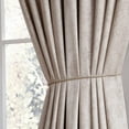 thumbnail image 4 of Warm Home Designs 2 of 108" (Width) X 108" (Length) Wall to Wall Ivory Embossed Room Divider Curtains with 2 Tie-Backs. EV WALL 108 IVORY, 4 of 4