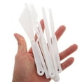 thumbnail image 5 of Masteelf 1 Set Artist Paint Spatula Tools Plastic Spatula Set with Long Handle Paste Knives Painting Palette Knives Plastic Painting Palette Cutter, 5 of 8