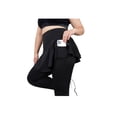 thumbnail image 4 of High Waist Womens Skirted Leggings Solid Color Lightweight and Breathable Yoga Legging with Skirt, 4 of 5