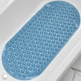 thumbnail image 4 of Bath Mat Non-slip Mat Long Ellipse PVC Bath Mat Bubble Massage Foot Mat Suction Cup Floor Mat, 4 of 8