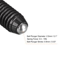 thumbnail image 4 of Uxcell Ball Point Set Screws, M4 x 10mm High Carbon Steel Metric Spring Hex Socket Grub Screw 10 Pack, 4 of 7