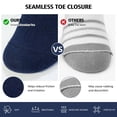 thumbnail image 6 of Non Slip Grip Socks for Men – LOFIR 4 Pairs Unisex Grippy Socks with Grippers, Non Skid Crew Socks for Men Women, Elderly Seniors Hospital Home Nursing, Size 9-11, 6 of 7