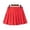 Red, variant on Girls Uniform Skirt Adjustable Waist Pleated Skirt with Shorts Back To School Outfits for Girls Clothes 4-5 Years