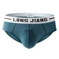thumbnail image 6 of Bigersell Women Cotton Underwear Clearance Women's Underwear Bikini Panty Style P-1803 Spandex Thong Panties Thongs Briefs High Waist Women's Bikini Panties Blue S, 6 of 7