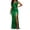 Green, variant on Formal Dresses for Women Cocktail Evening Wedding Guest Dress Tight Waist Backless High Slit Bodycon Maxi Dress,Brown (S)