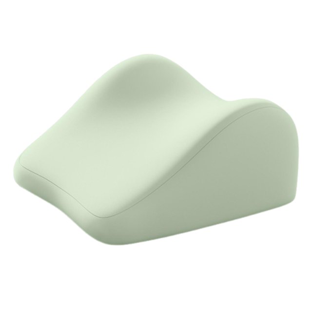 Almohada para cuello, almohada en cuña, para dormir boca abajo, ergonómica, lavable, elevable, para espalda, piernas y rodillas, ideal para dormir verde